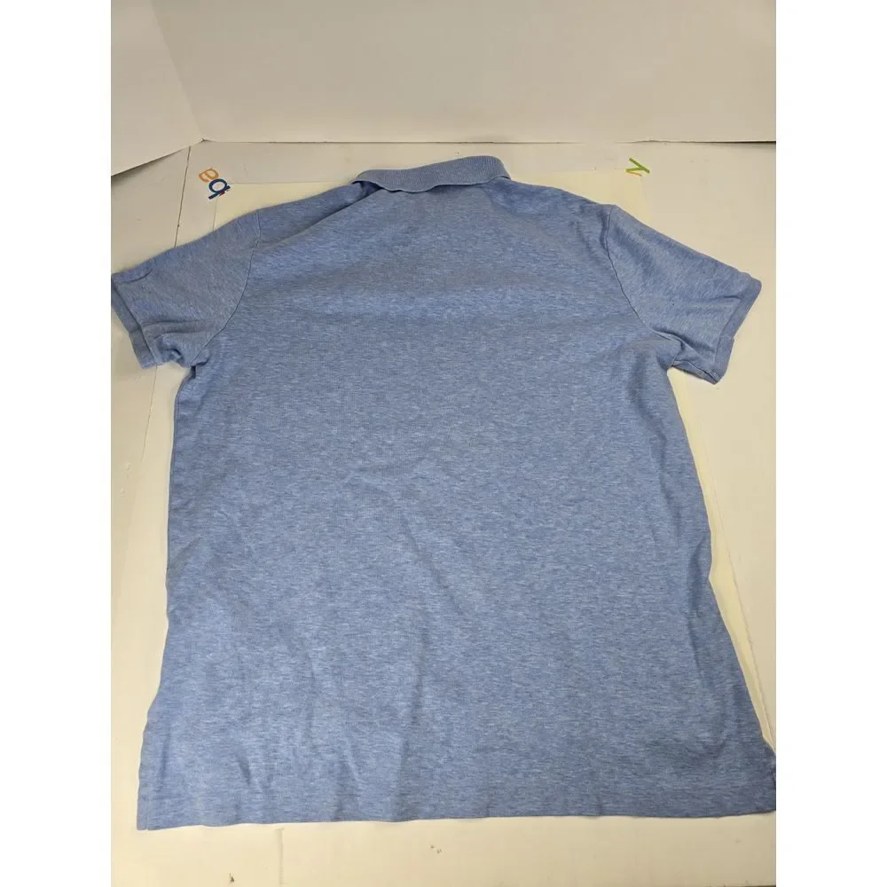 Vtg Ralph Lauren Polo‎ Shirt Men's XL Blue Short Sleeve Classic Fit Casual Golf